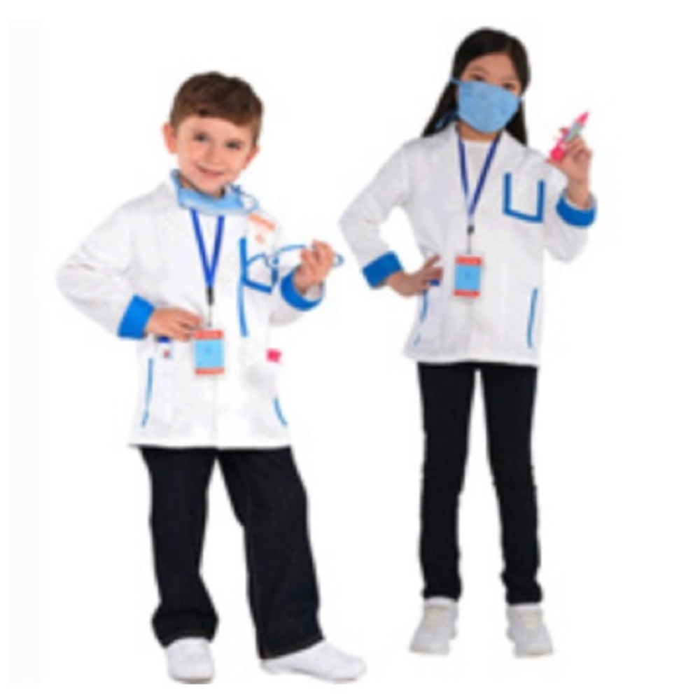 DOCTOR KIT 8PC COSTUME SIZE CHILD SMALL (4-6) 🌟NWT🌟